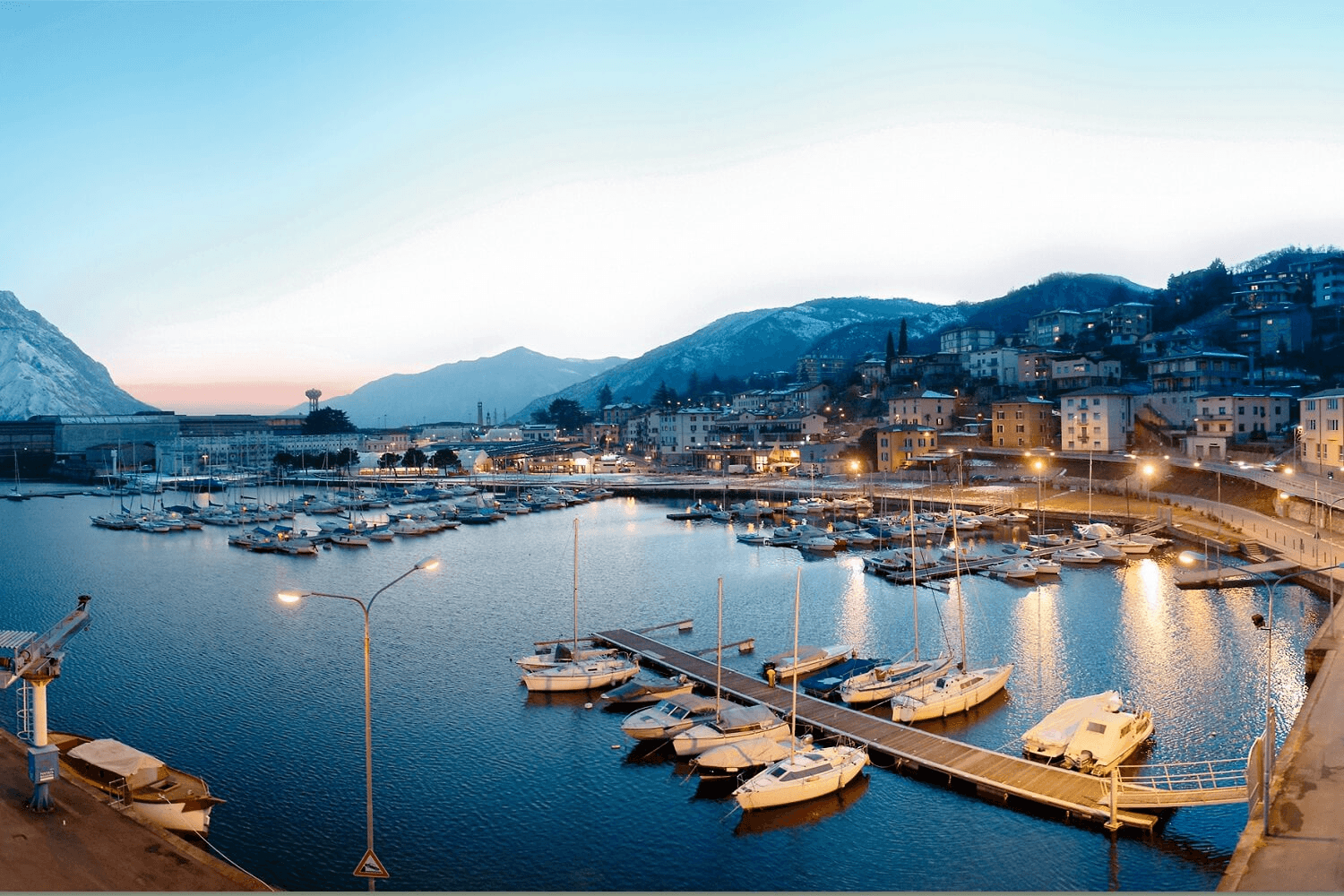 Porto di Lovere – Lago d'Iseo – punto d'imbarco Velamore